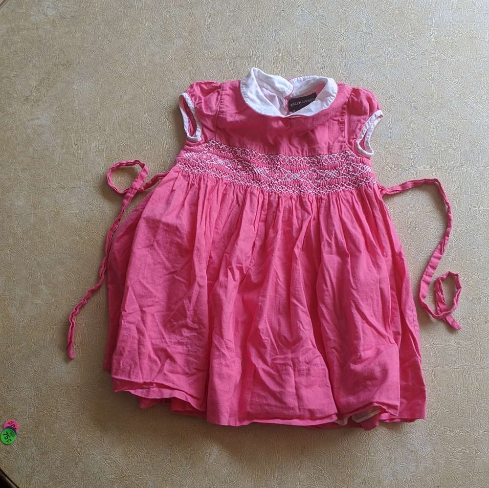 Ralph Lauren pink dress size 24 months